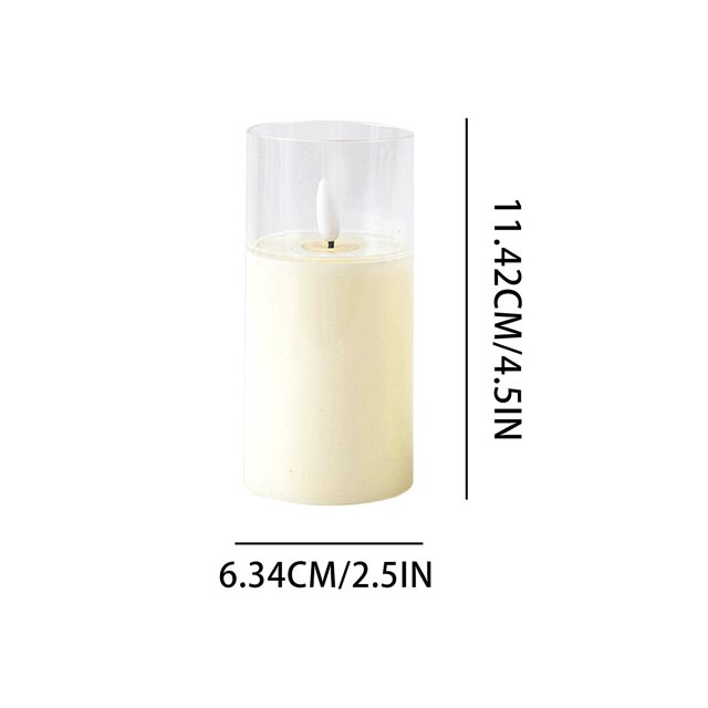 Agiferg LED Electronic Candle Night Light Christmas Atmosphere Light Decoration