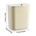 thumbnail image 2 of Storage Containers - Kitchen Compost with Wall Mount 7L/9L Under- Can for Odor Control and Food Waste Separation 18/24 Gallon, 2 of 3