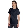 thumbnail image 4 of Inkmeso Womens Basic Crewneck Tshirt Short Sleeve Regular Fit Long Tee Workout Top, 4 of 8