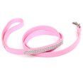 thumbnail image 2 of CBFFDC Cute Pet Leash Sparkling Design Dog Leash Hanging Hook Comfortable Artificial Leather Durable Pet Traction Rope, 2 of 7