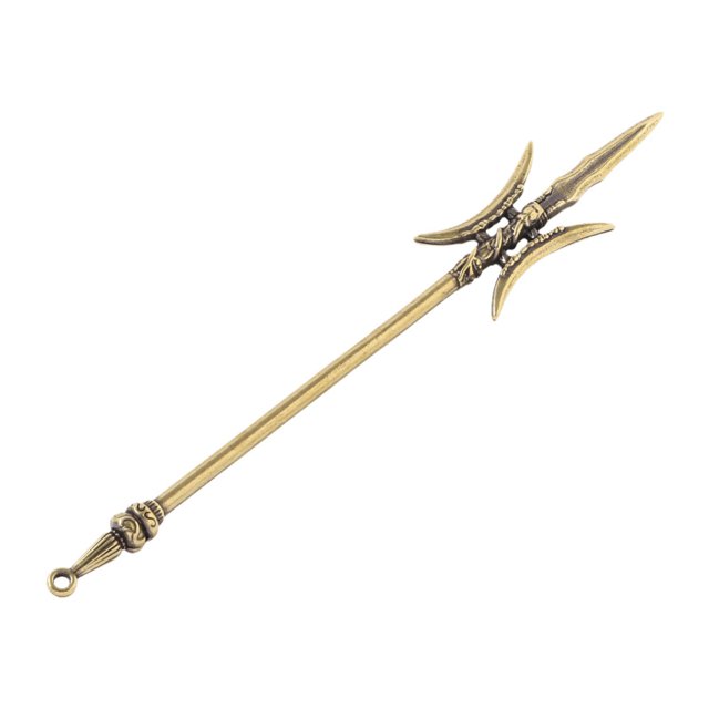 Bunblic Knife Model Brass Pendants Gifts Unique Home Decor Photo Props Keyring Copper Blade Model Statue for Thanksgiving Anniversary