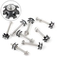 thumbnail image 3 of 8pcs REPAIR KIT Star nuts 1/4-20 screws For 1" OD tube Threadless Forks, 3 of 10