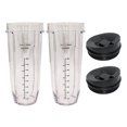 thumbnail image 2 of 2X 32-Ounce Cup with Sealed Lid Ninja Replacement Parts and Accessories for Nutri Ninja Auto-IQ 1000W and Dual Blender, 2 of 6