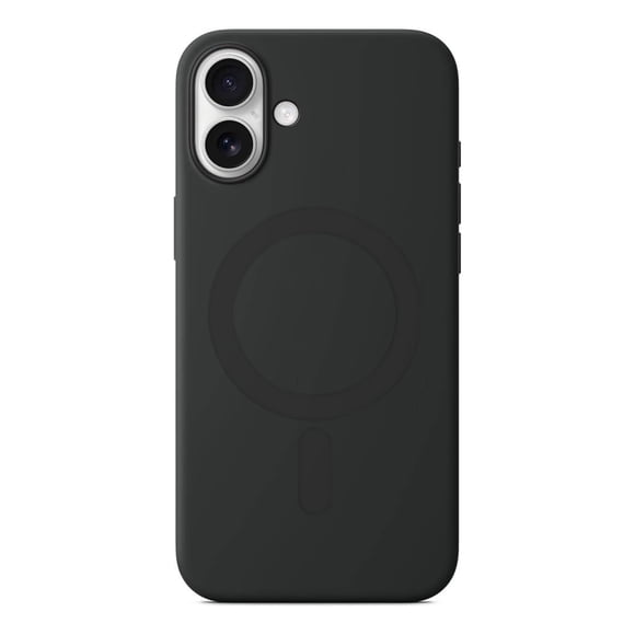 Onn. iPhone 16 MagSafe Compatible Silicone Phone Case with 4-sided Protection