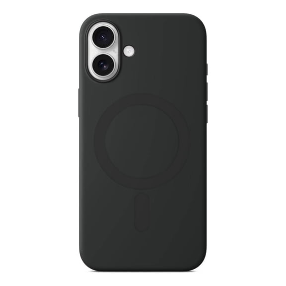 Onn. iPhone 16 étui en silicone compatible avec MagSafe et protection sur 4 côtés