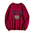 thumbnail image 4 of HNMKIU Crewneck Sweatshirt Women Fall/Winter Print Sweatshirt Without Hoodie, 4 of 4