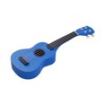 thumbnail image 1 of 21-Inch Soprano Acoustic Ukulele with Basswood Body, Bright Blue Finish - Includes Carrying Bag, Adjustable Strap (Random Color), Extra Nylon Strings, 4 Picks (Assorted Colors), and Open-Type Tuner, 1 of 6
