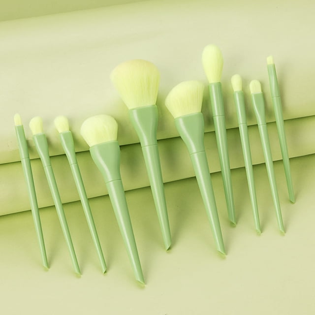 Makeup Brushes Make Up Foundation Eyebrow Eyeliner Blush Cosmetic Concealer Brushes 10Pcs, Brush for Women