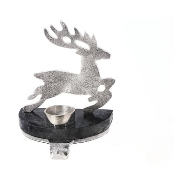 Christmas Reindeer With Tealight Stocking Holder