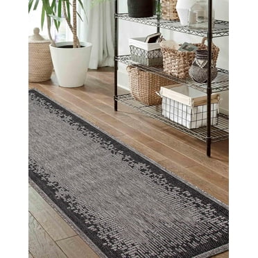 ECARPET Edge Contemporary/Modern Area Rug for living room, bedroom, dining room, entrance, hallway and more.