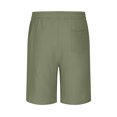 thumbnail image 4 of LSLJS Mens Athletic Shorts with Pockets and Elastic Waistband Quick Dry Cotton Linen Shorts, 4 of 5