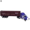 thumbnail image 1 of 1 65 Modèle de Camion en Alliage Réaliste Simulé Détaillé Américain Super Long Modèle de Camion de Transport pour Adultes, 1 of 10