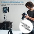 thumbnail image 2 of 2pcs 1/4 to 3/8 Inch Male Threaded Screw Adapter Spigot Stud for Studio Light Flash Light Stand, 2 of 9