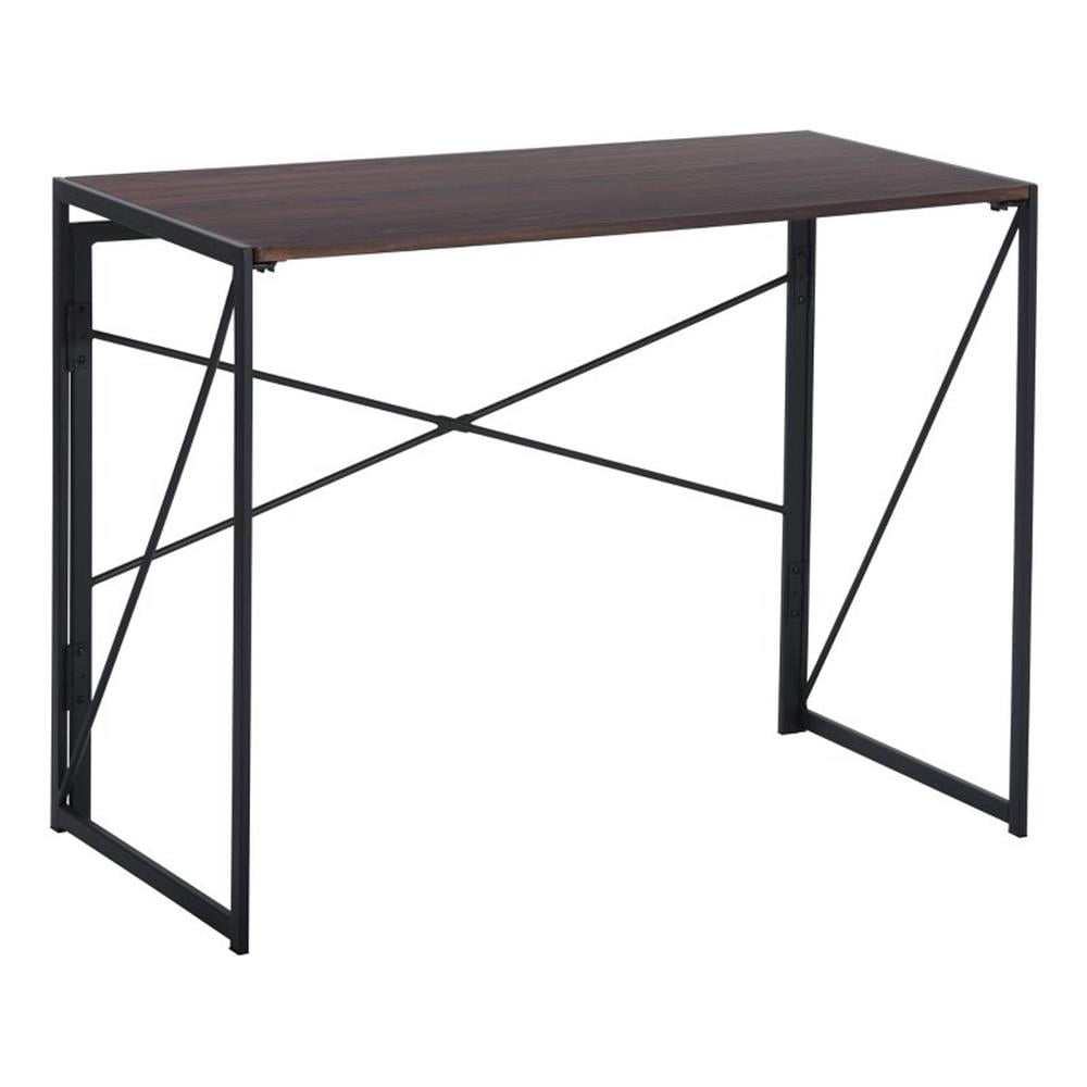 Pemberly Row 39" Home Office Desk Writing Computer Table Walnut