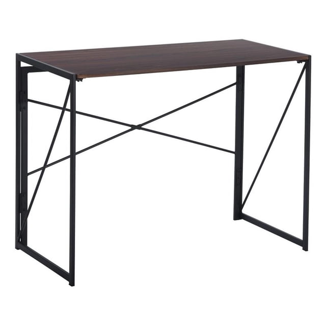 Pemberly Row 39" Home Office Desk Writing Computer Table Walnut