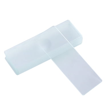 Milisten 12PCS Microscope Blank Glass Slides for Basic Biological Science Education