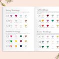 thumbnail image 4 of Wedding Planner Book for Writing Use Pink Paper Bridal Shower Gift 8.5 x 11 inches, 4 of 8