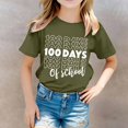 thumbnail image 2 of TZEWGL Chemise Décontractée pour Enfant Mignonne Imprimée Graphique Col Rond Manches Courtes Vêtements pour Filles Garçons Taille 12-13T, 2 of 4