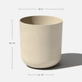 thumbnail image 3 of Veradek Mason Series Kona 20" Plastic-Stone Planter - Sand, 3 of 8