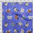 thumbnail image 4 of oneOone Polyester Spandex Medium Purple Fabric Kawai Craft Projects Decor Fabric Printed By The Yard 56 Inch Wide-7A, 4 of 5