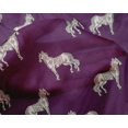 thumbnail image 4 of oneOone Silk Tabby Fabric Horse Block Print Fabric BTY 42 Inch Wide, 4 of 4