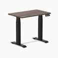 thumbnail image 1 of Desky Bureau Assis-Debout Mini Double - Jarrah Legno / 32 x 20 Pouces / Noir Mat, 1 of 10