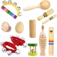 thumbnail image 2 of 11Pcs Kids Baby Musical Instruments Set Montessori Toys For 3 4 5 6 Years Old Children Early Educational Brinquedos Infantil, 2 of 6