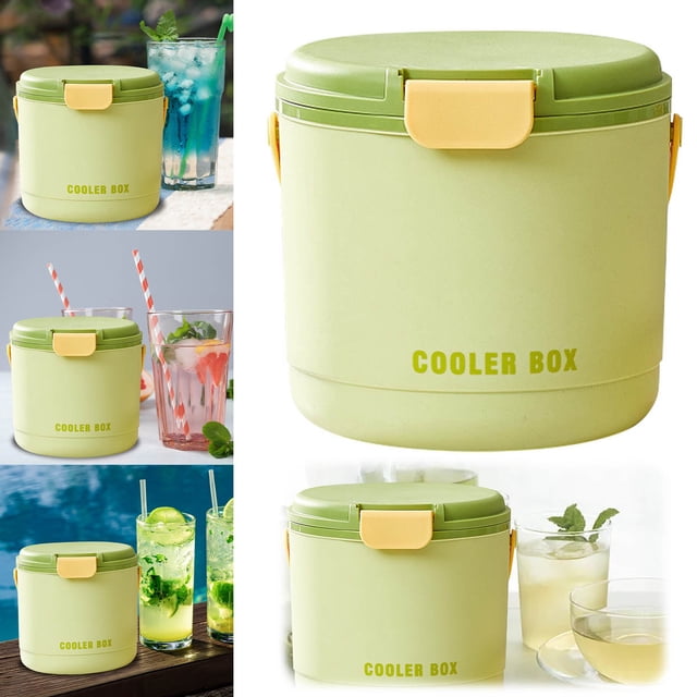 Ice Bucket Outdoor Picnic Camping Portable Ice Storage and Making With Handle Food Grade PP Material for Efficient Ice Keeping and Ice Making