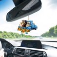 thumbnail image 3 of Ornements Suspendus Mignons en Forme de Chien de Voiture 3D, 3 of 9