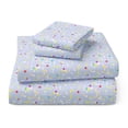 thumbnail image 1 of Mainstays Kids Ensemble de draps en microfibre, lit 2 places, étoiles, 4 pièces, 1 of 8