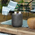 thumbnail image 2 of HOMCOM Table d'Appoint Rond de 17 Pouces pour l'Intérieur et l'Extérieur, Gris Anthracite, 2 of 9