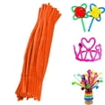thumbnail image 3 of E 100Pcs Fluffy Pipe Cleaners Diy Craft Set For Arts Decorations Candy Color Twistable Wires Handmade Flower Materials Design E Plastic #KSzlt, 3 of 5