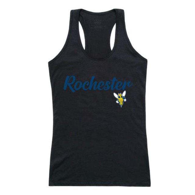 W Republic 557-146-BLK-05 Université de Rochester Femmes Script Débardeur&44; Noir - 2XL