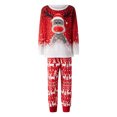 thumbnail image 2 of SUNSIOM Matching Family Christmas Pajamas, Long Sleeve Deer Snowflake Print Pullover + Pants Set, 2 of 10