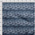 thumbnail image 4 of oneOone Georgette Viscose Navy Blue Fabric Conversational Eye Craft Projects Decor Fabric Printed By The Yard 42 Inch Wide, 4 of 4