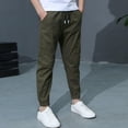 thumbnail image 2 of QIPOPIQ Pantalon Jogger Extensible à Enfiler pour Garçons Liquidation, 2 of 3