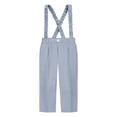 thumbnail image 1 of Timegard Boys Clothes Toddler Suit Overalls Removerable Strap Casual Children Comfy Pants Solid Color, 1 of 5