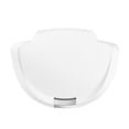 thumbnail image 4 of Simplehuman 50 Liter / 13 Gallon Semi-Round Plastic Step Garbage Bin with Secure Slide Lock Lid, White, 4 of 5