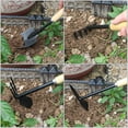 thumbnail image 4 of Graflsoa Compact Wooden Handle Gardening Tools Set for Kids - Mini Rake, Trowel, and Hoe for Planting, Weeding, and Soil Cultivation, 4 of 7