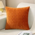 thumbnail image 4 of Solid Colour Velvet Pleated Pillow Set Sofa Cushion Bedside Cushion Office Lumbar Support Lumbar Protection, 4 of 6