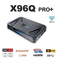 thumbnail image 1 of X96Q PRO+ TV Box Compatible For Android 14 3D Dual Band 2.4G/5G WiFi Octa-Core HD Smart TV Streaming Player, 1 of 9