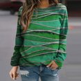 thumbnail image 1 of Babysbule Liquidation Hauts d'Automne pour Femmes T-Shirt Décontracté à Col Rond à Manches Longues pour Femmes Haut Ample Chandail, 1 of 5