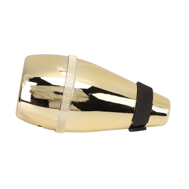 ABS Trumpet , Lightweight Trumpet Mute Fully Enclosed With Air Outlet For Practicing Instrument Gold,Silver