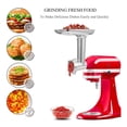 thumbnail image 3 of Meat Grinder Attachment for KitchenAid Stand Mixers Included Sausage Stuffer Tubes Durable Food Grinder Attachments, 3 of 5
