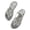 Argent, variante sur Sandales Plates pour Femmes à Bout Ouvert, Sandales de Plage Gladiateur à Brides, Été, Légères, Quotidiennes, Décontractées, Chaussures de Plage, Argent, Taille 9,5