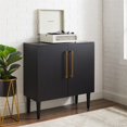 thumbnail image 2 of Crosley Everett Accent Cabinet in Matte Black, 2 of 11