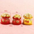 thumbnail image 2 of Money Bag Chinese Feng Shui Figurine Atrract Statue Ornament Good Luck Fortune A, 2 of 6
