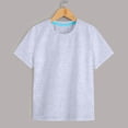 thumbnail image 2 of PMVFHDE Hauts d'Été Décontractés pour Filles T-Shirts à Manches Courtes Col Rond Imprimé Couleur Gris, 7-8 Ans, 2 of 4