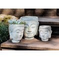thumbnail image 4 of Buddha Head Planter / 7'', 4 of 5