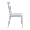 thumbnail image 4 of Compamia Chaise de Salle à Manger de Patio Napoleon en Argent, 4 of 8